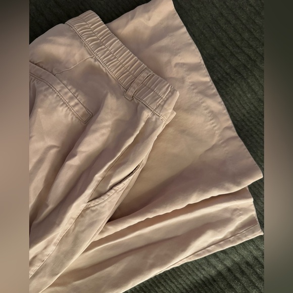 Abercrombie & Fitch cream Trousers medium tall size - Picture 3 of 4